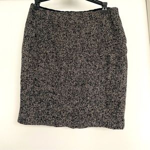 Brooks Brothers Gray Wool and Angora Skirt Size 2